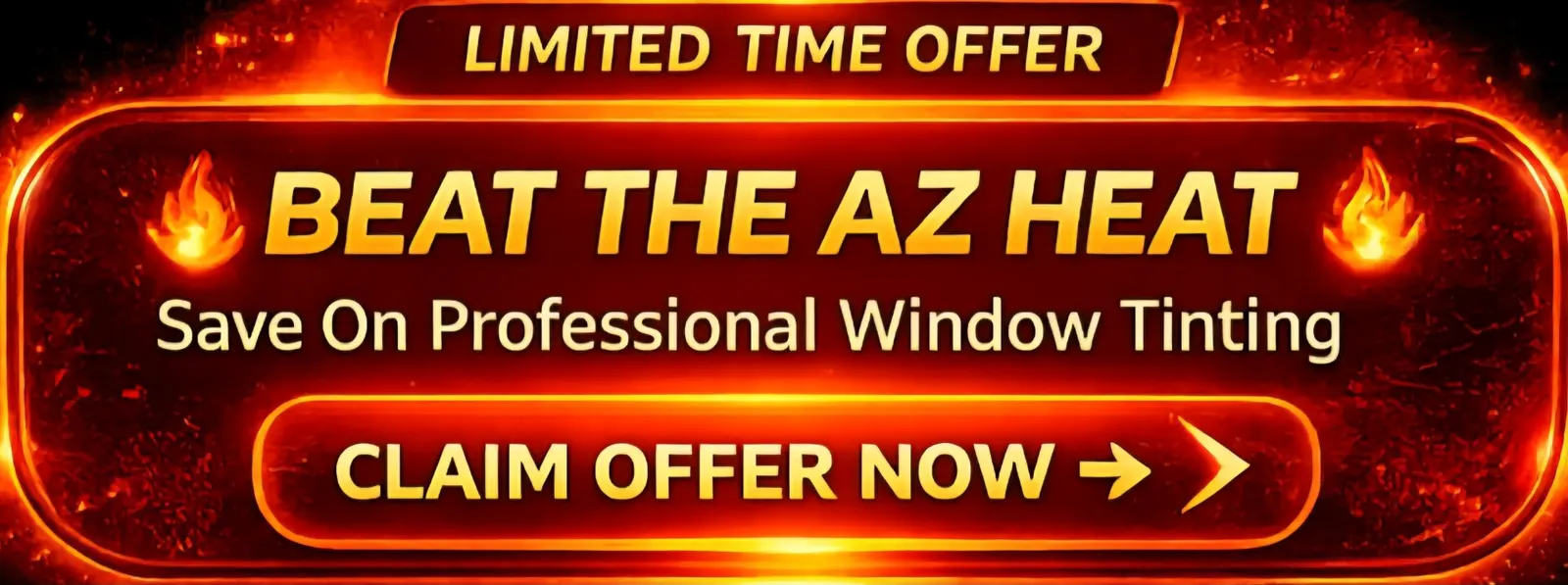 Phoenix window tint deal — beat the AZ heat