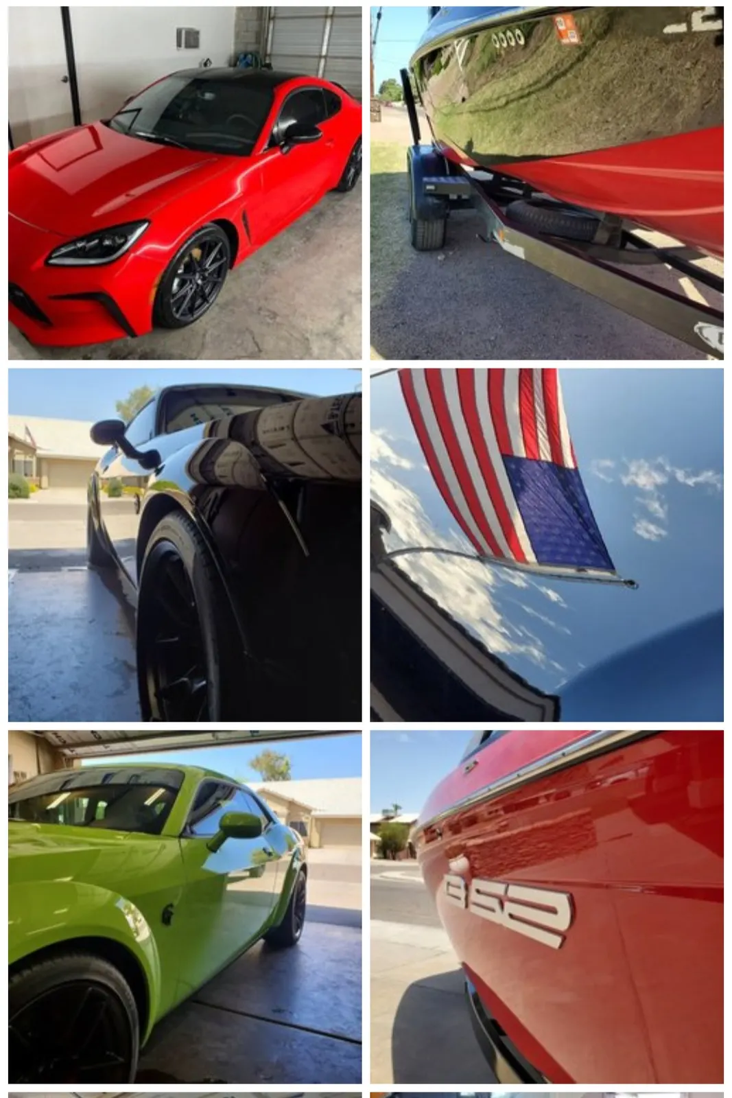 Sports cars & boats