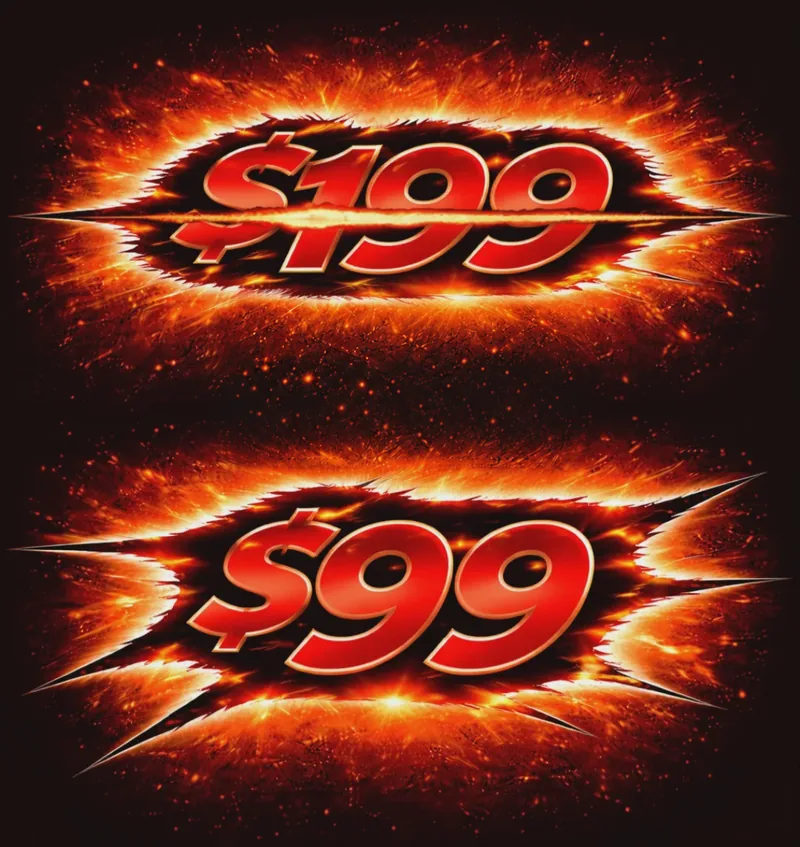 Was $199, now $99