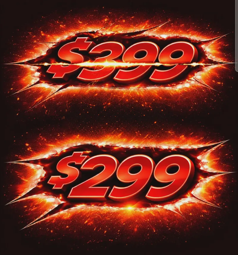 Was $399, now $299
